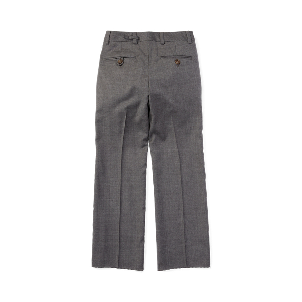 Light Grey Wool Twill Trouser Boys 2-7 2