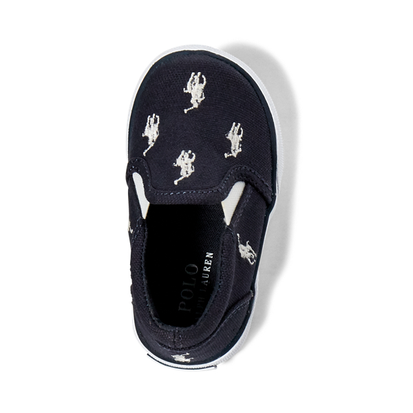 Navy Canvas/White Bal Harbour Slip-On Sneaker Toddler 3