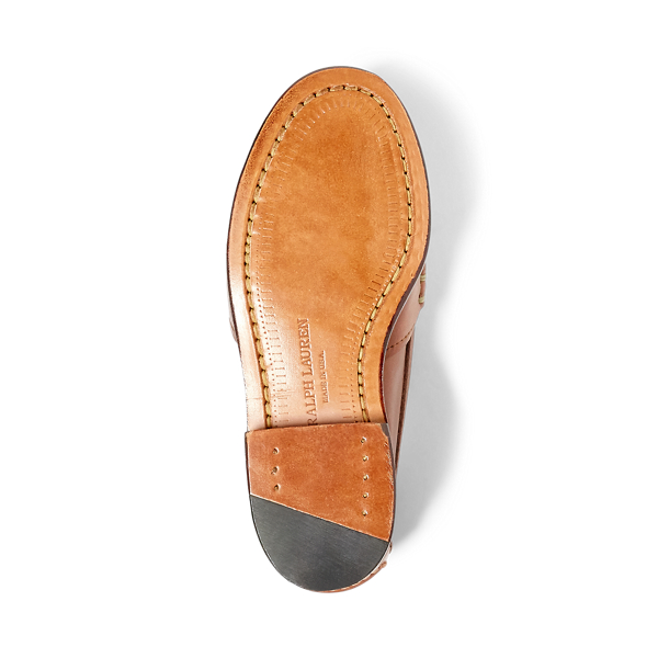 Tan Edric Calfskin Penny Loafer Child 4