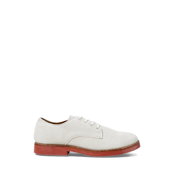 White Barton Suede Oxford Junior 1