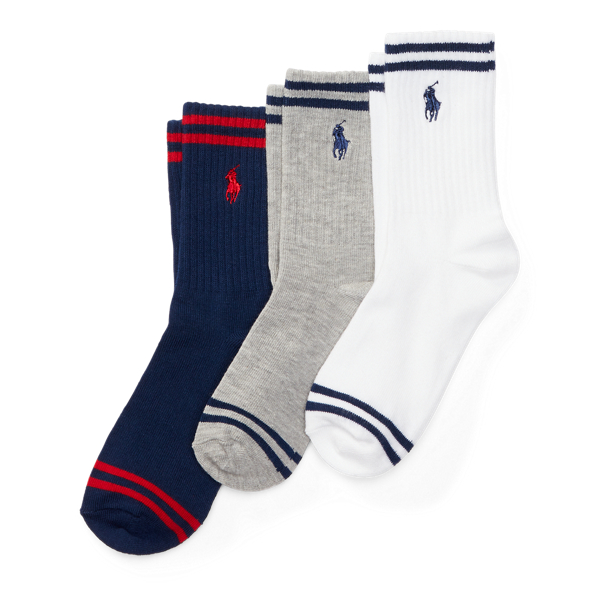 Striped Crew Sock 3-Pack Boys 2-7 1