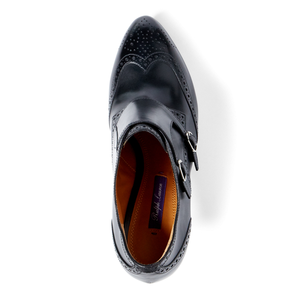 Black Monk-Strap Vilinda Bootie Ralph Lauren Collection 5