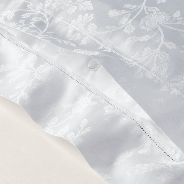 White Ashmont Sateen Sham Ralph Lauren Home 3
