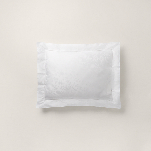 White Ashmont Sateen Sham Ralph Lauren Home 1