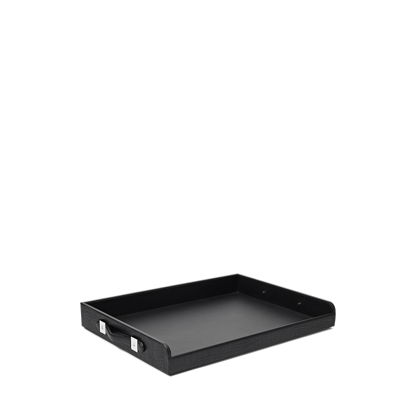 Butler-Tablett aus Leder