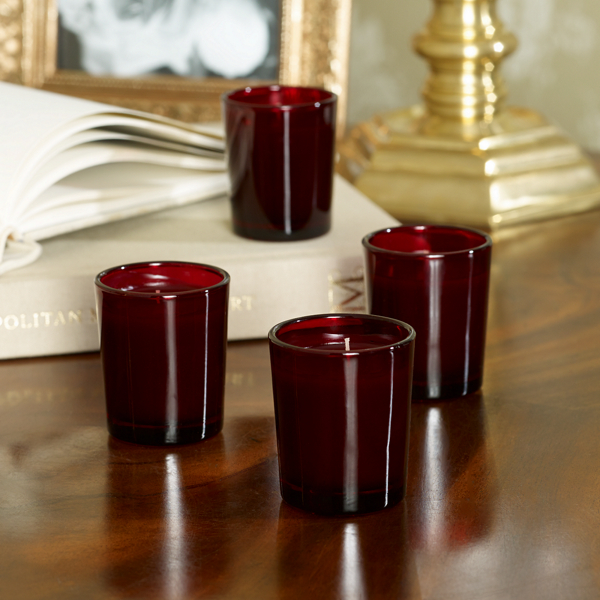 Red Tartan Holiday Votives Ralph Lauren Home 2