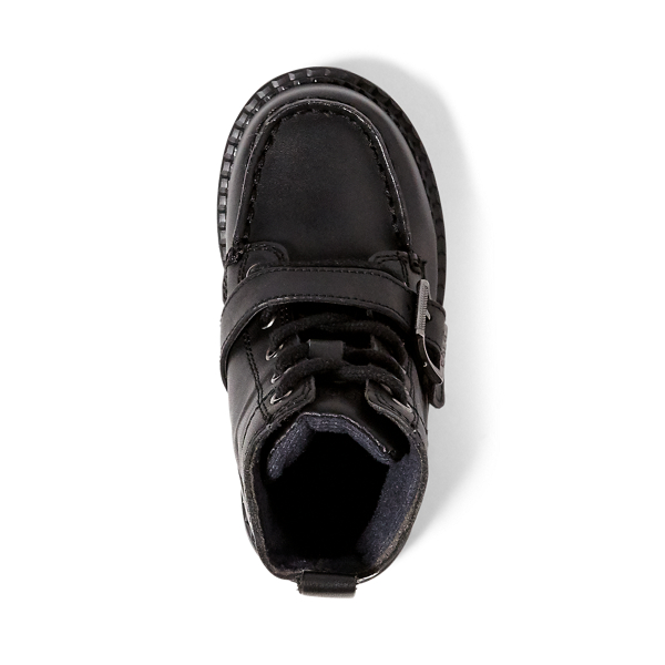 Black Leather Leather Ranger Hi II Boot Toddler 3