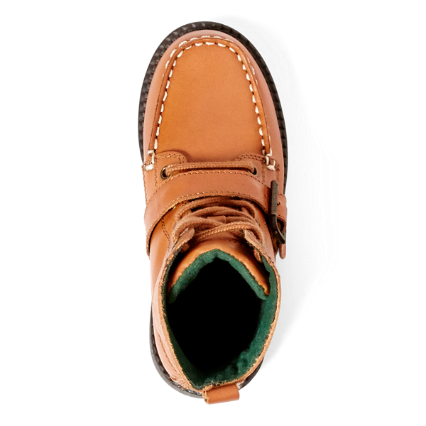 Tan Burnished Leather Leather Ranger Hi II Boot Child 3