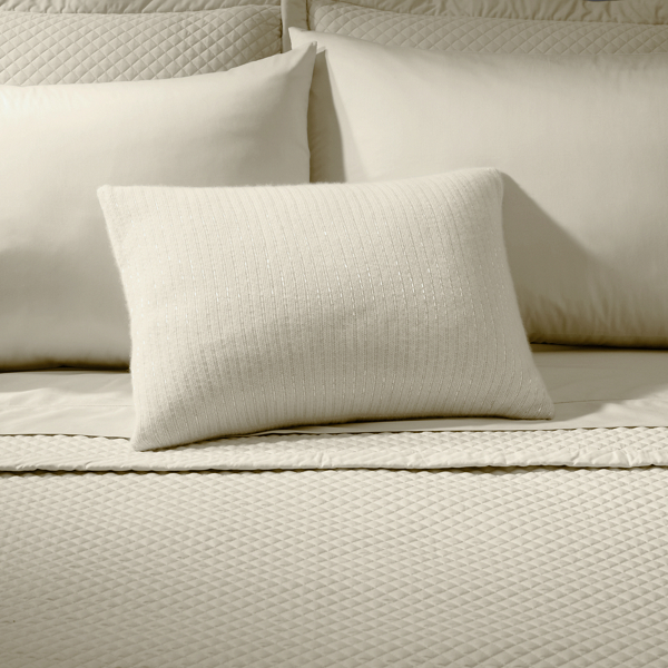 Hollywood Cream RL Beaded Dylan Pillow Ralph Lauren Home 2