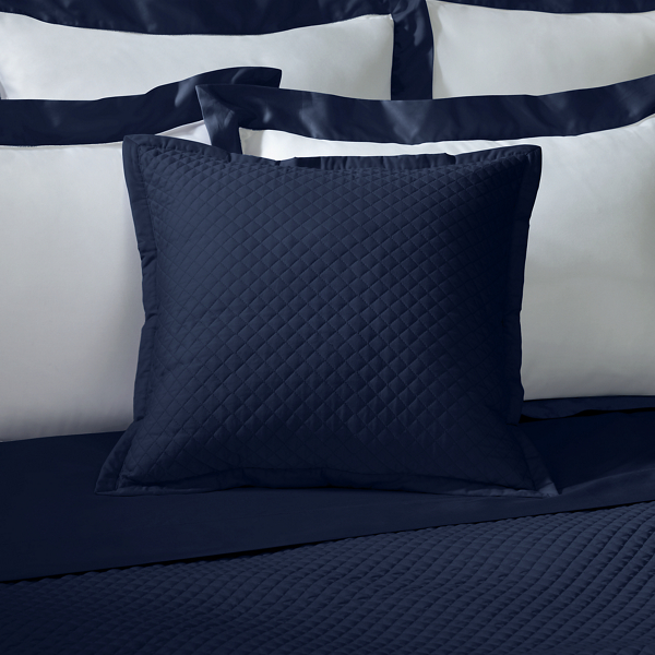 Polo Navy RL Wyatt Throw Pillow Ralph Lauren Home 1