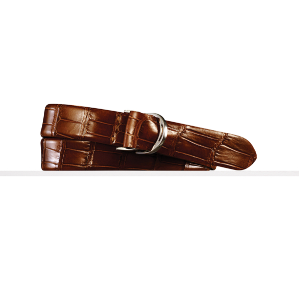 Honey Alligator Equestrian Belt Purple Label 1