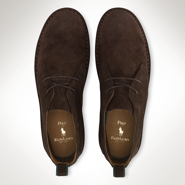 Dark Brown Casterton Suede Chukka Boot Polo Ralph Lauren 2