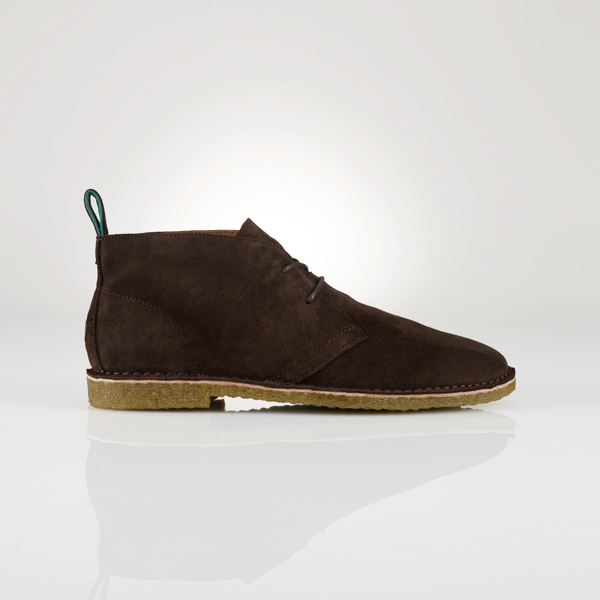 Dark Brown Casterton Suede Chukka Boot Polo Ralph Lauren 3