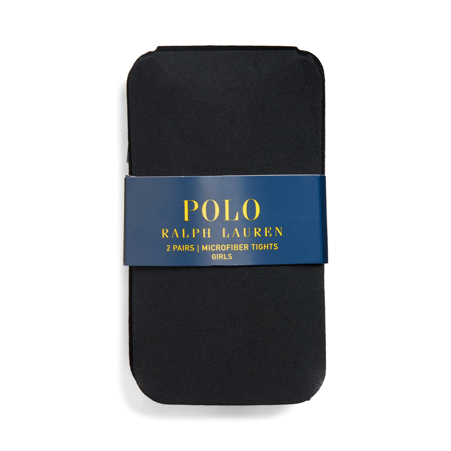Детские колготки Ralph Lauren Tights 2-Pack, цвет: Чёрный — фото 1