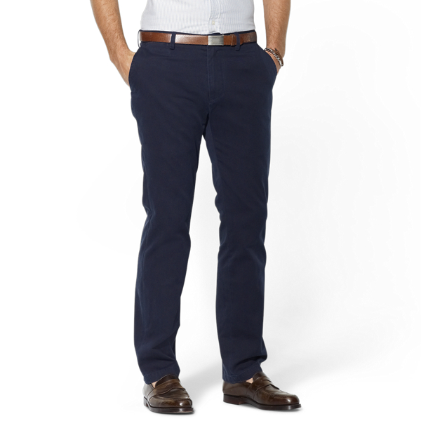 Classic Fit keperstof broek Polo Ralph Lauren in Aviator Navy 3