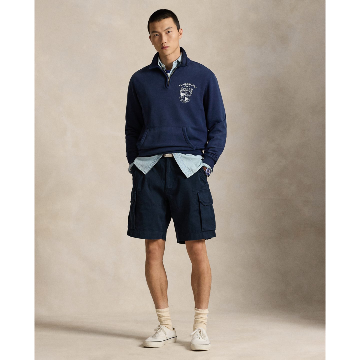 Шорты Ralph Lauren 10.5-Inch Gellar Classic Fit Cargo Short, цвет: Тёмно-синий — фото 5