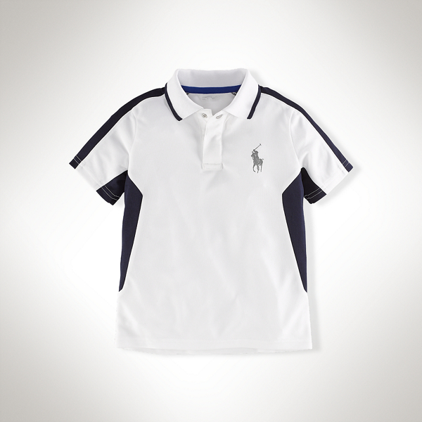 Pure White Active Soft-Touch Polo Shirt Boys 2-7 1