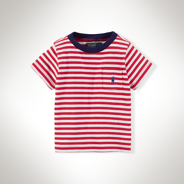 Injection Red Multi Cotton Pocket Tee Baby Boy 1