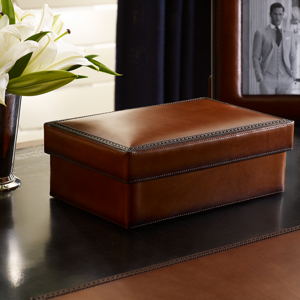 Saddle Brogue Box Ralph Lauren Home 1