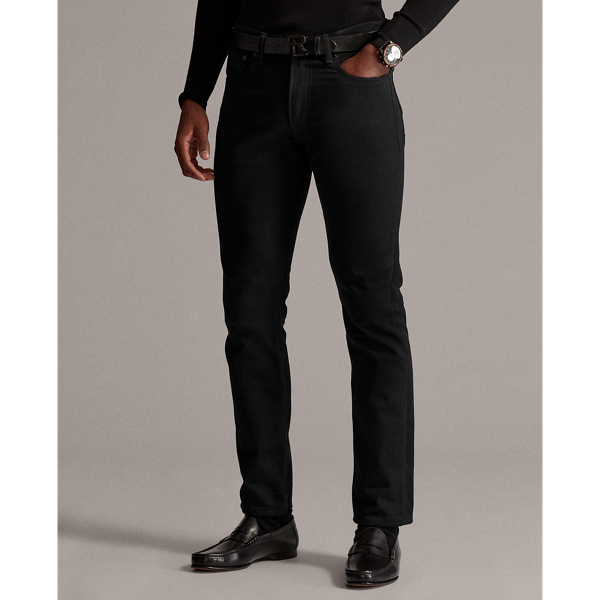 Black Straight Fit Stretch Jean Purple Label 4