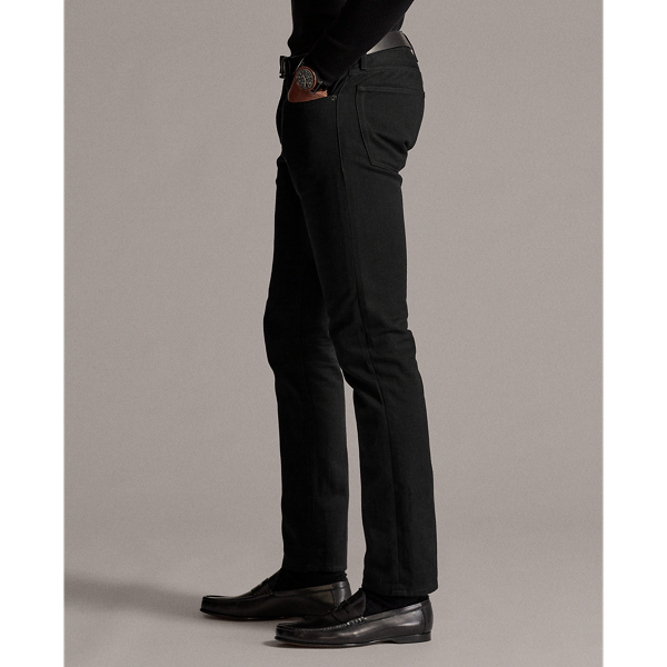 Black Straight Fit Stretch Jean Purple Label 5