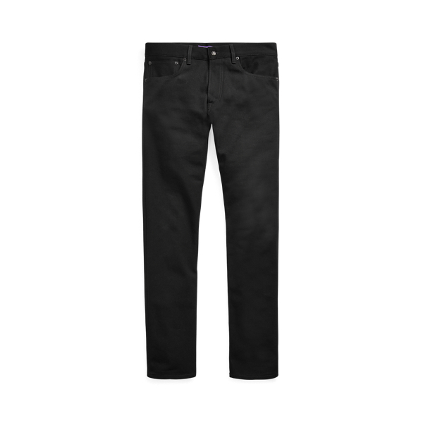 Black Straight Fit Stretch Jean Purple Label 2