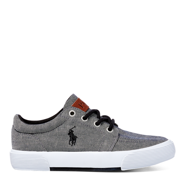 Dark Grey Chambray Chambray Faxon II Sneaker Child 1