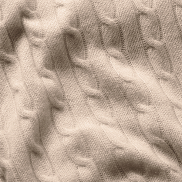 Cable Cashmere Throw Blanket Ralph Lauren UK