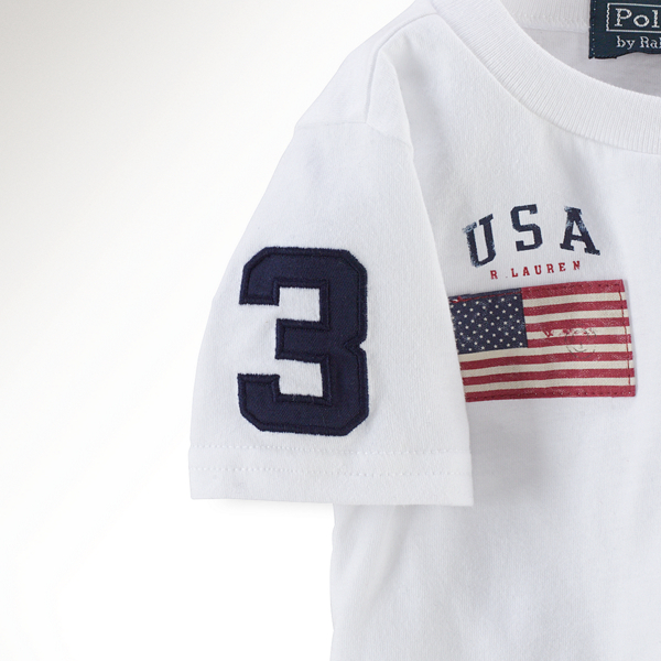 White Big Pony Cotton Tee Baby Boy 2