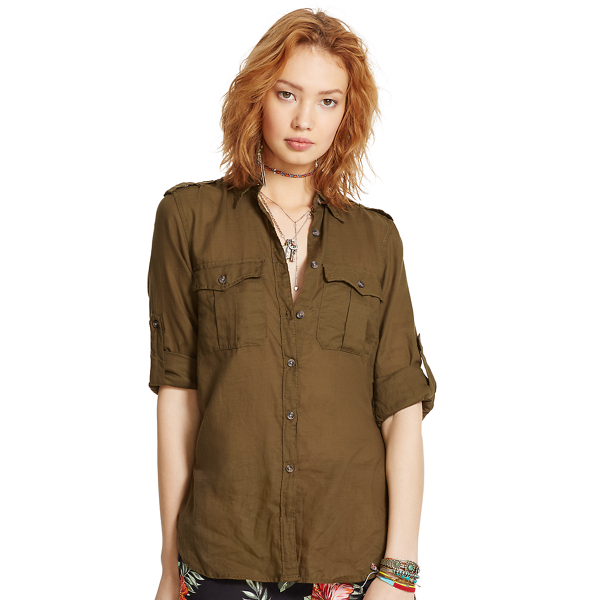 Cotton Twill Shirt Polo Denim & Supply 1