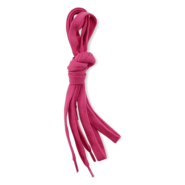 Shocking Pink Cotton Shoelaces Child 1