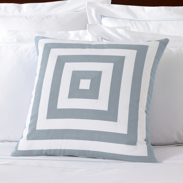 Oxford Blue Striped Kirin Throw Pillow Ralph Lauren Home 1