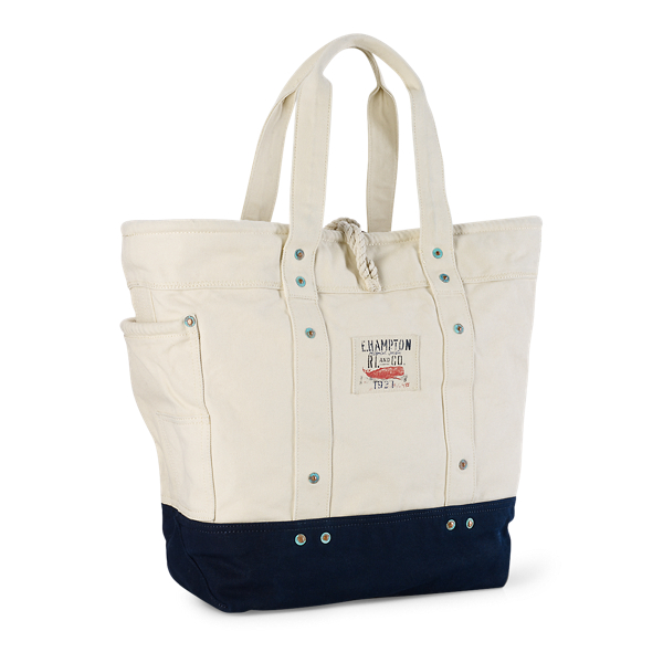 Canvas East Hampton Tote | Totes Bags & Leather Goods | Ralph Lauren
