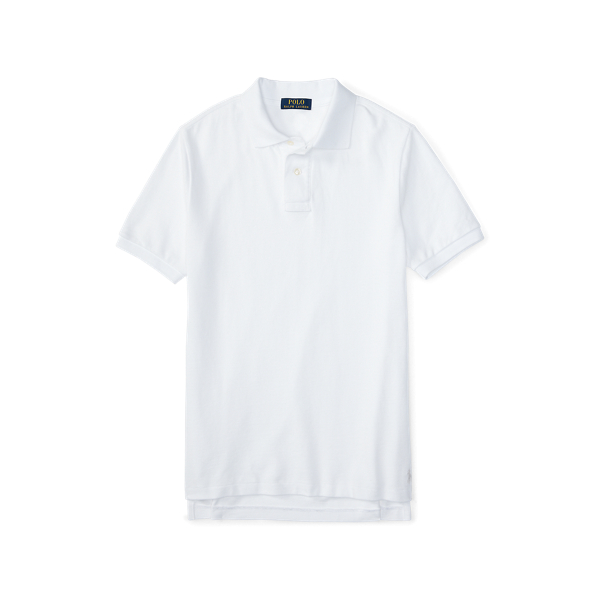 Cotton Mesh Uniform Polo Shirt