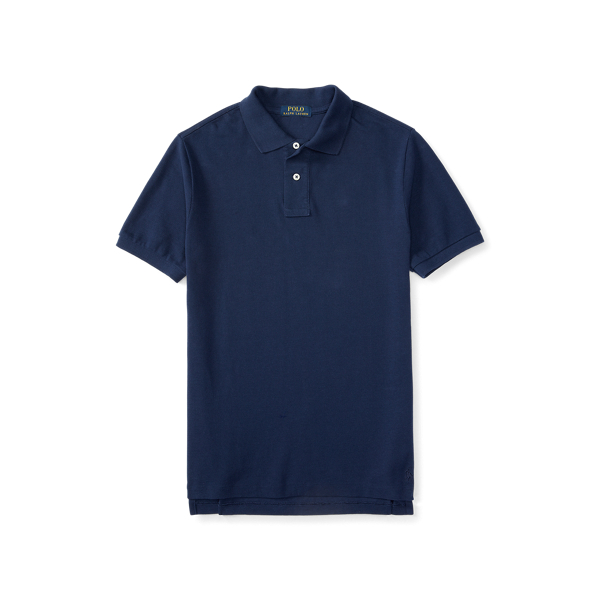 Cotton Mesh Uniform Polo Shirt