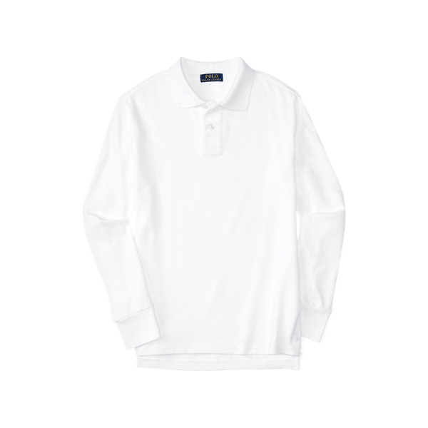 Cotton Uniform Polo Long Sleeve Polo Shirts Ralph Lauren