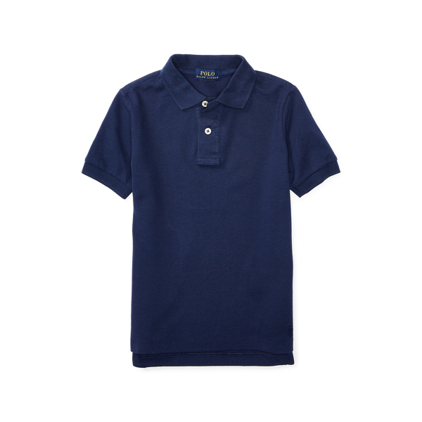 Cotton Mesh Uniform Polo Shirt