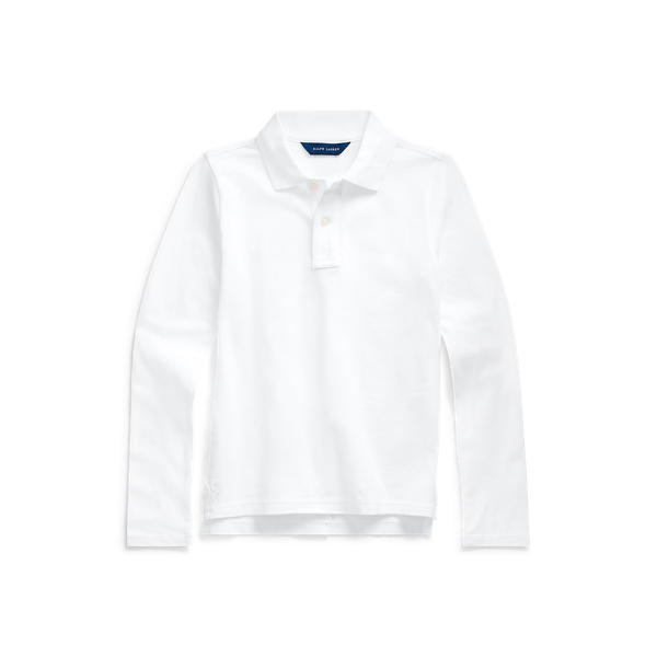 Long-Sleeve Uniform Polo Shirt Girls 7-16 1