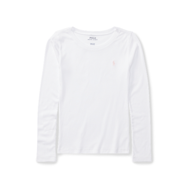 Cotton-Blend Long-Sleeve Tee Girls 7-14 Years em 1