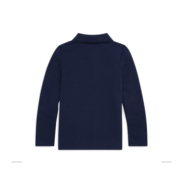 Newport Navy Long Sleeve Uniform Polo Girls 2-6x 2