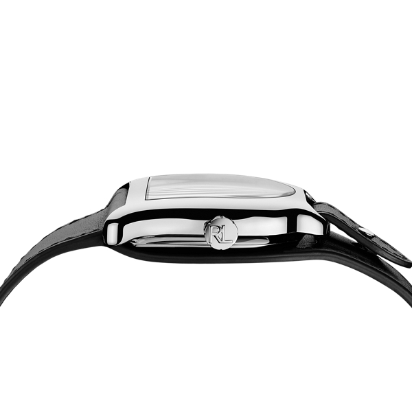 Stirrup Large Steel Black Dial