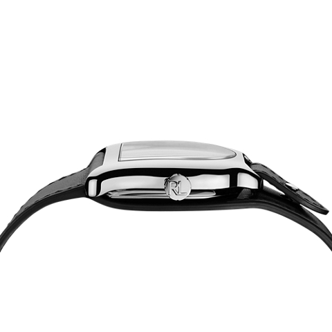 Мужские часы Ralph Lauren Stirrup Large Steel White Dial, цвет: Белый