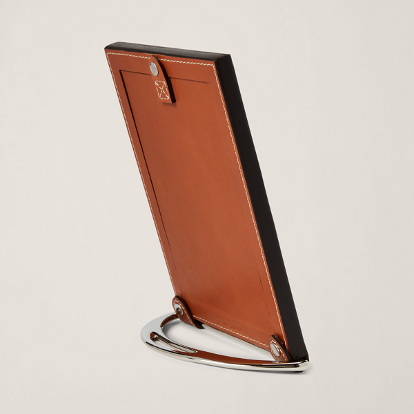 Derbyshire Leather Frame Ralph Lauren Home in Saddle 2