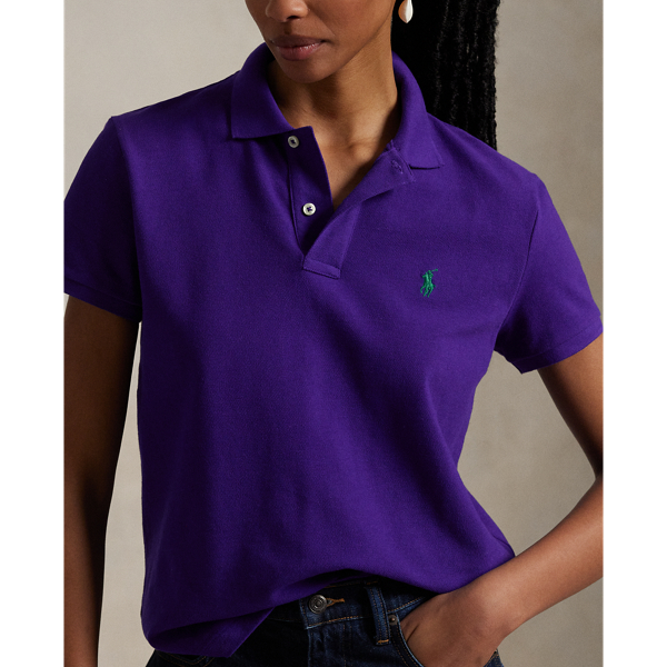 Purple Chalet The Iconic Classic Fit Mesh Polo Shirt Polo Ralph Lauren 6