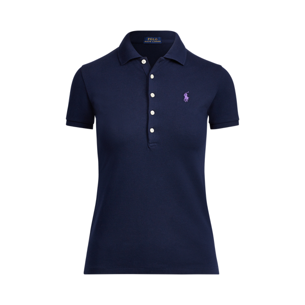 Cruise Navy Slim Fit Stretch Polo Shirt Polo Ralph Lauren 2