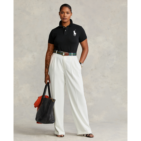 Polo Black Skinny Fit Big Pony Polo Shirt Polo Ralph Lauren 4