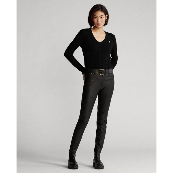Polo Black Cable Wool-Cashmere Sweater Polo Ralph Lauren 4