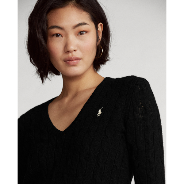 Polo Black Cable Wool-Cashmere Sweater Polo Ralph Lauren 6