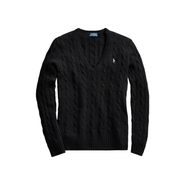 Polo Black Cable Wool-Cashmere Sweater Polo Ralph Lauren 2