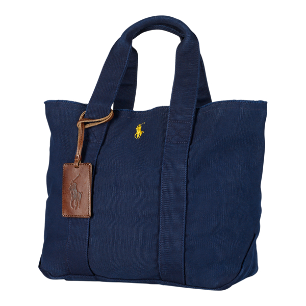 Newport Navy Cotton Canvas Tote Polo Ralph Lauren 1